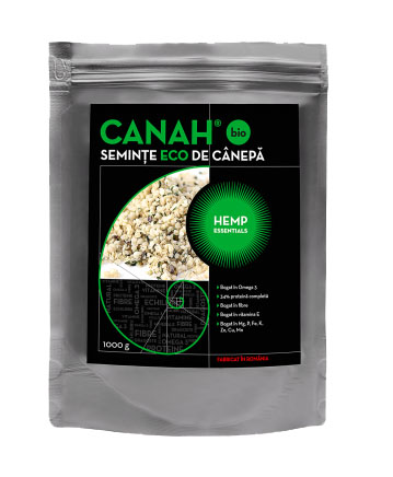 Seminte Decorticate Canepa Eco Canah 1000gr