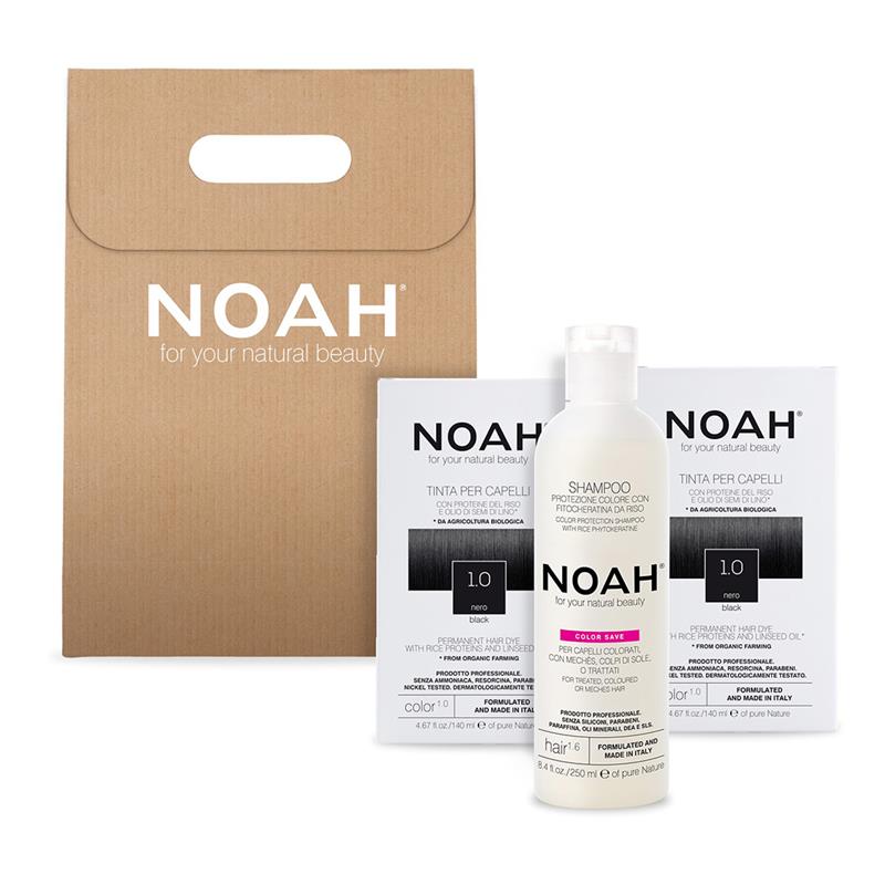Set 2 + 1 Color & Protect Negru 1.0 530 mililitri Noah