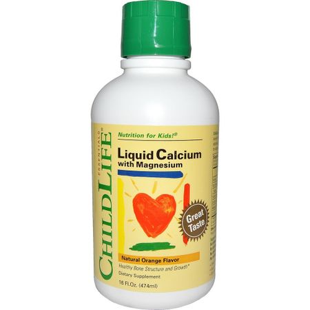 Sirop pentru Copii Calcium With Magnesium Childlife Essentials Secom 473ml