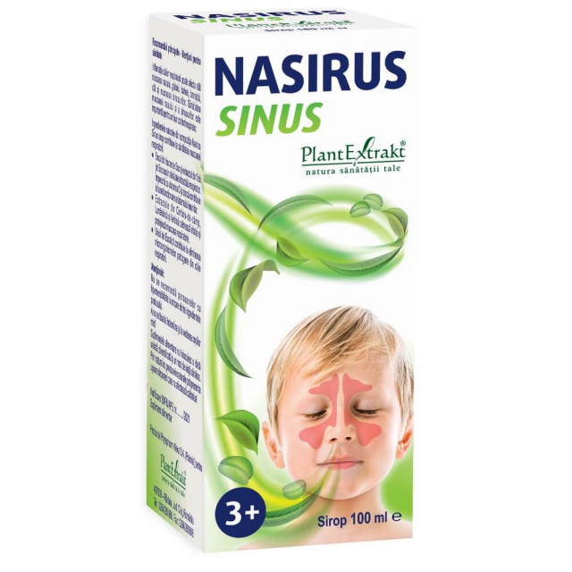 Sirop pentru Copii Nasirus Sinus 3+ 100 mililitri PlantExtrakt