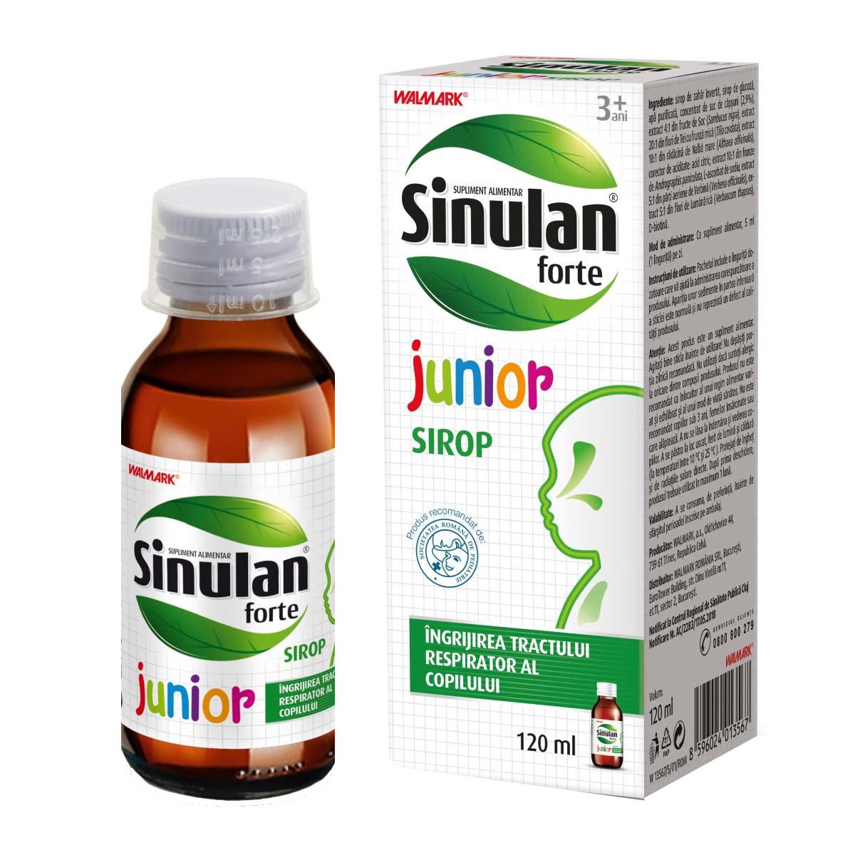 Sirop Sinulan Forte Junior 120 mililitri Walmark