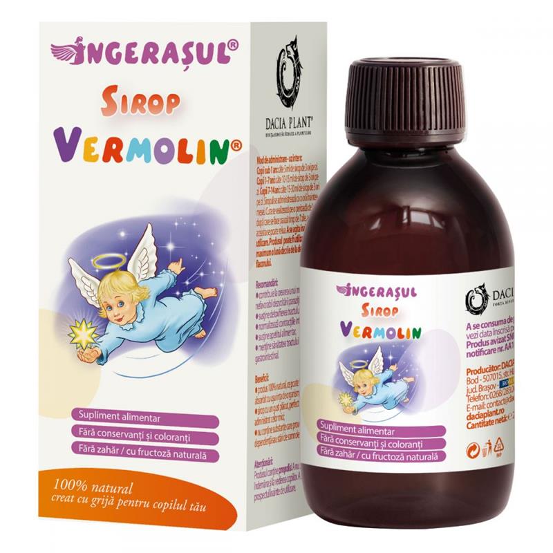 Sirop Vermolin Ingeras 200 mililitri Dacia Plant