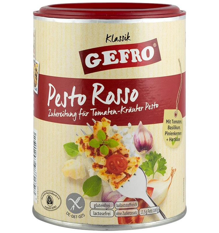 Sos Pesto Rosu Fara Gluten 150gr Gefro