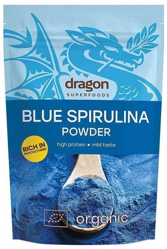 Spirulina Albastra Pudra Bio 75 grame Dragon Superfoods