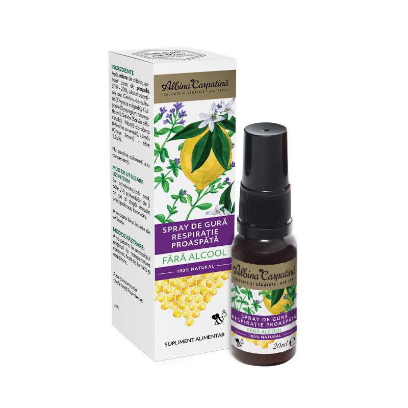 Spray de Gura Respiratie Proaspata Apicola 20ml