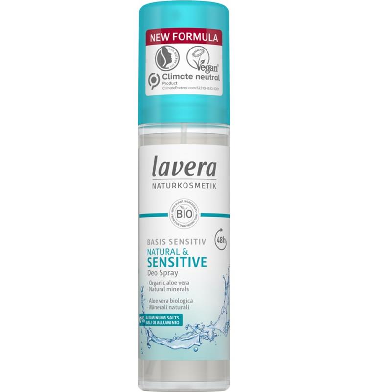 Spray Deodorant Sensitive Bio 75 mililitri Lavera
