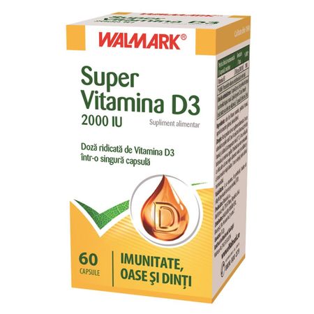 Super Vitamina D3 2000UI 60cps Walmark