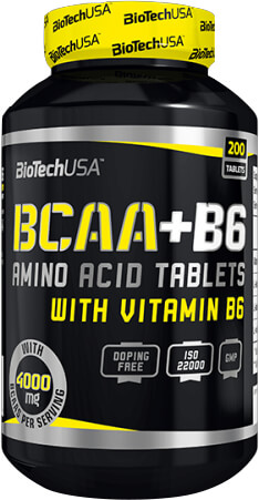 Supliment Alimentar BCAA cu B6 200 tablete Bio Tech USA