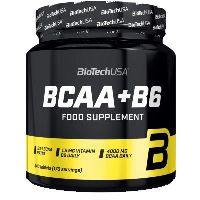 Supliment Alimentar BCAA cu B6 340 tablete Bio Tech USA