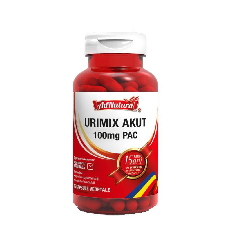 Urimix Akut 100 mililgrame 15 capsule Adserv