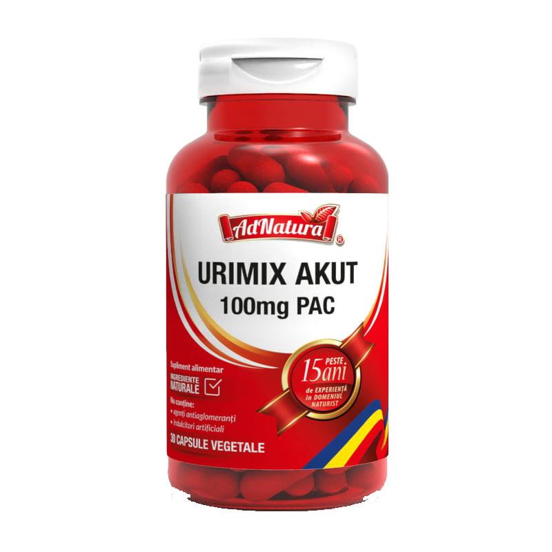 Urimix Akut 100 mililgrame 30 capsule Adserv