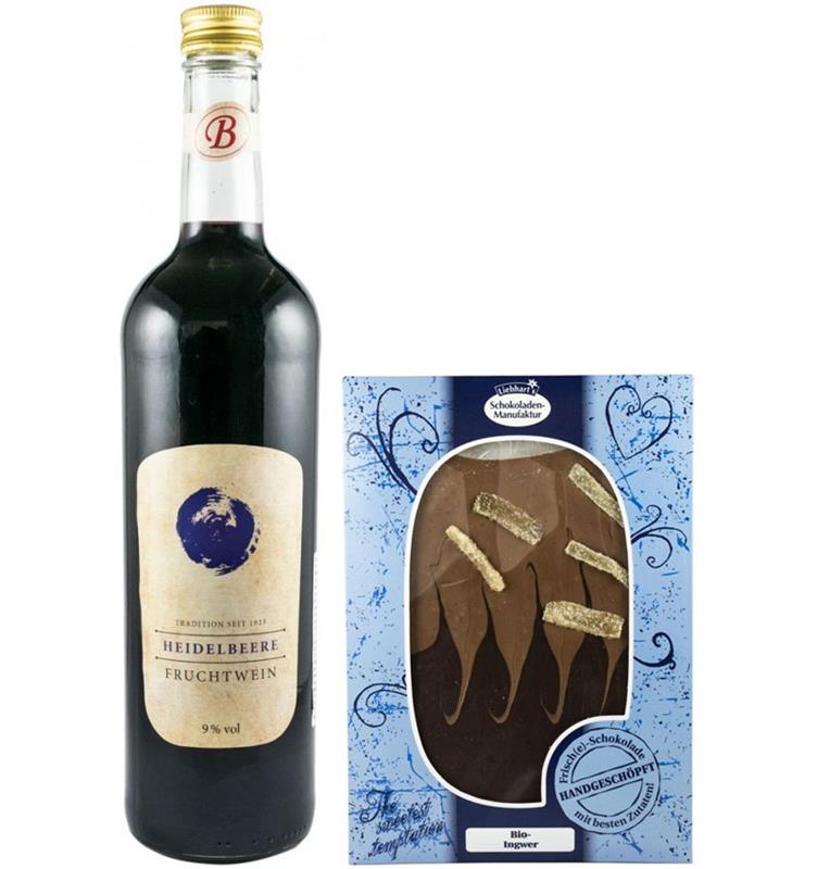 Vin de Afine 9%alc. si Ciocolata 750ml si 150gr Bavaria