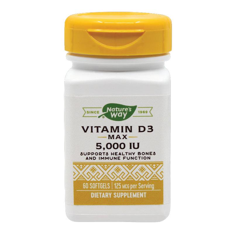 Vitamin D3 5000UI Nature's Way Secom 60cps